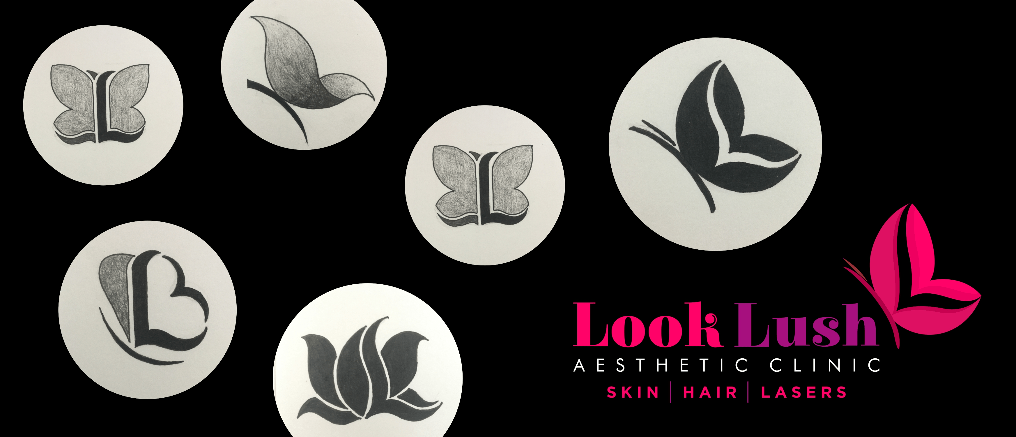 Look Lush Logo with Product Design